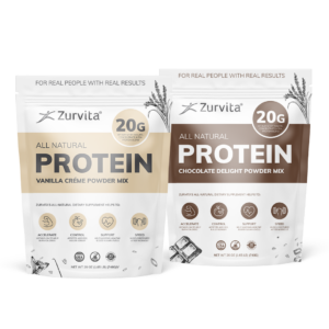 Zurvita All-Natural Protein Mix, Chocolate and Vanilla Combo, 20-Servings