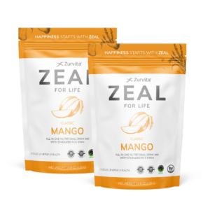 Zurvita 2 Zeal Canister Bundle, 60 servings – Mango