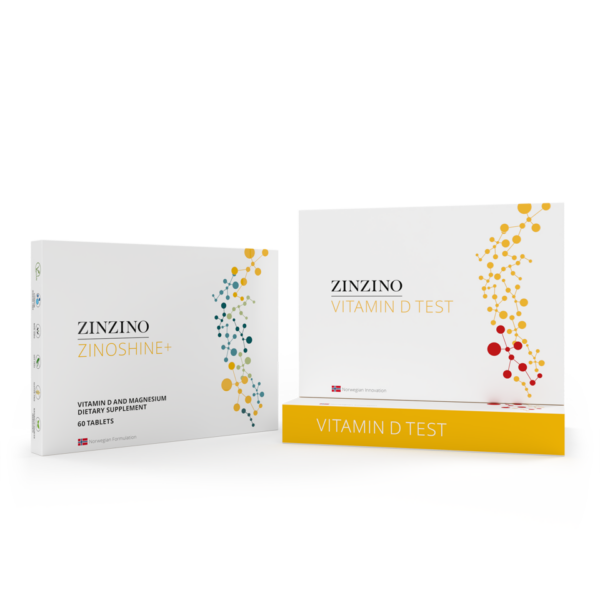 Zinzino Zinoshine+ kit with 2 test